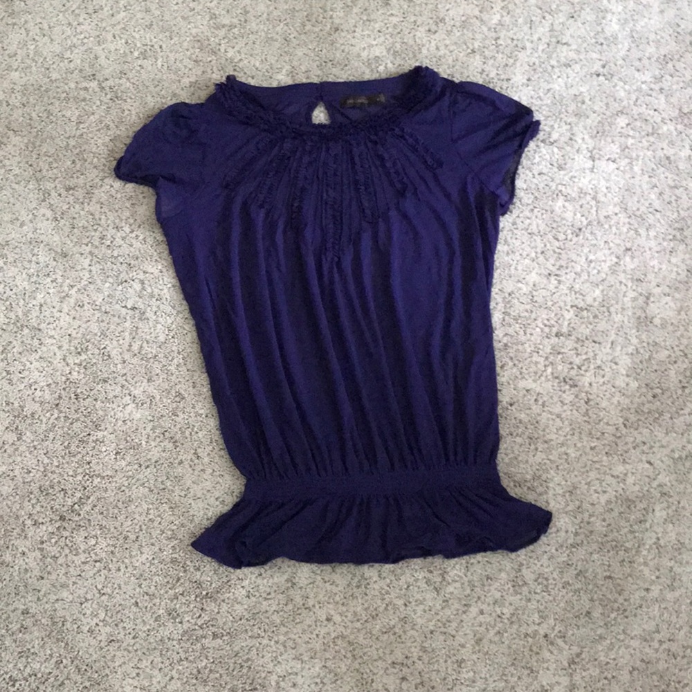 The Limited purple blouse
